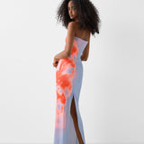 Lotus - Bandeau Flower Midi Dress