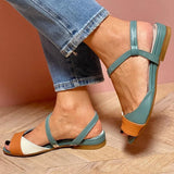 COLOR BLOCK SANDALS