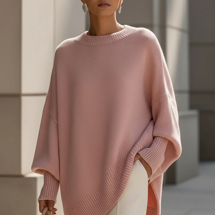 Evelyne - Sophisticated Wool Blend Sweater