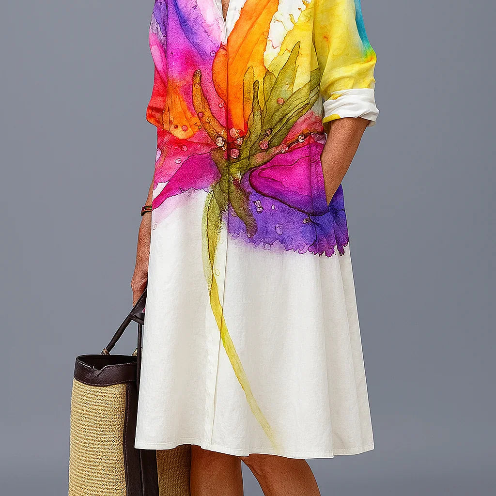 Kayla | Stylish and Carefree Midi Dress
