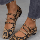 ANIMAL PRINT BALLET FLATS