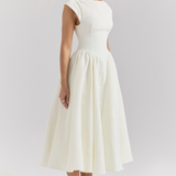 Lucia - Pleated Midi Dress