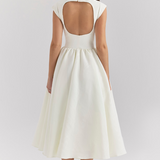 Lucia - Pleated Midi Dress