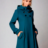 Belgravia Funnel-Neck Coat