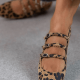 ANIMAL PRINT BALLET FLATS