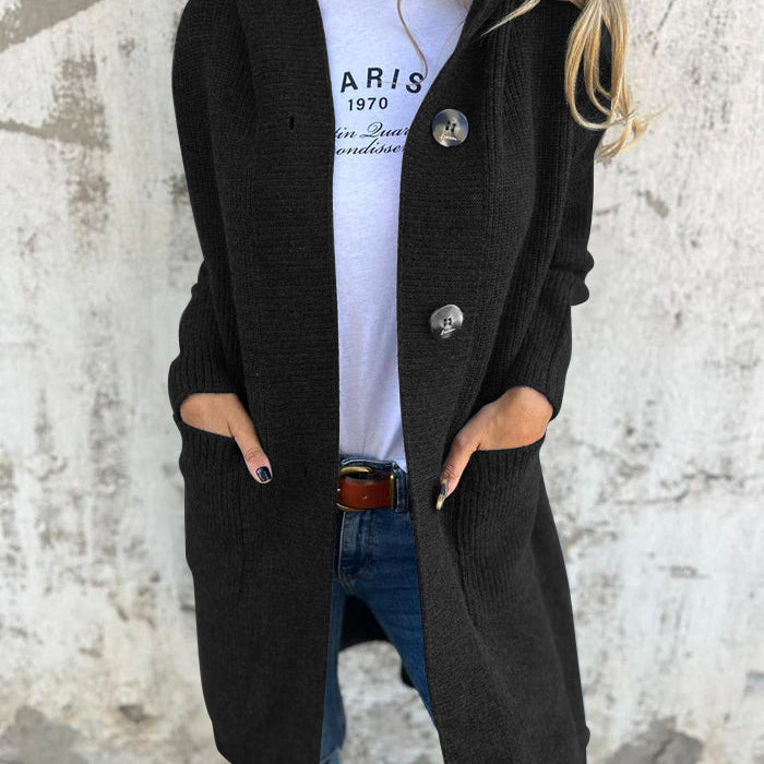 Frida - Elegant long knit cardigan