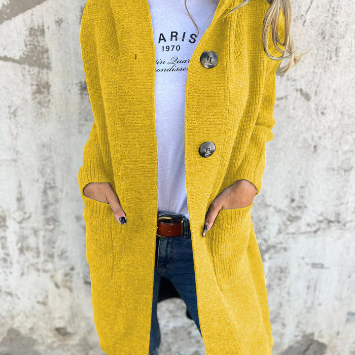 Frida - Elegant long knit cardigan