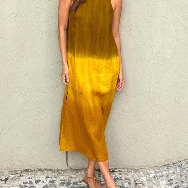 Lysette - Stylish Print Maxi Dress