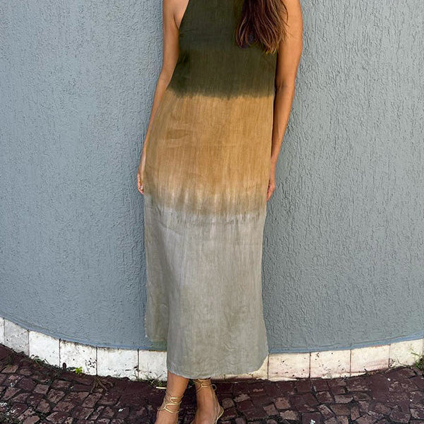 Lysette - Stylish Print Maxi Dress