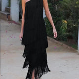 Lauren - Maxi Dress with fringes