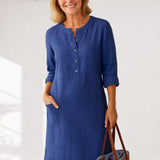EVI | Casual women's dress with a relaxed fit and timeless look for everyday wear