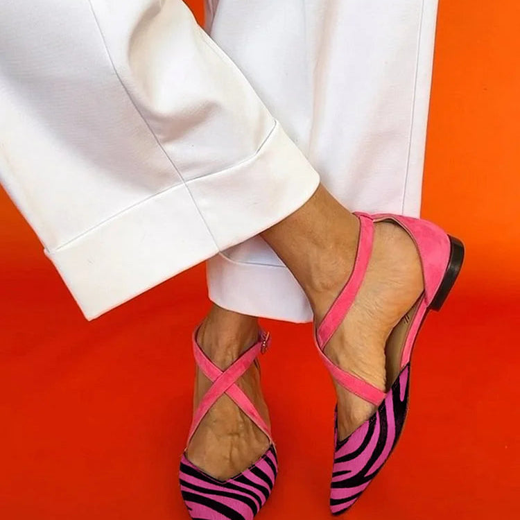 STRAP BALLET FLATS