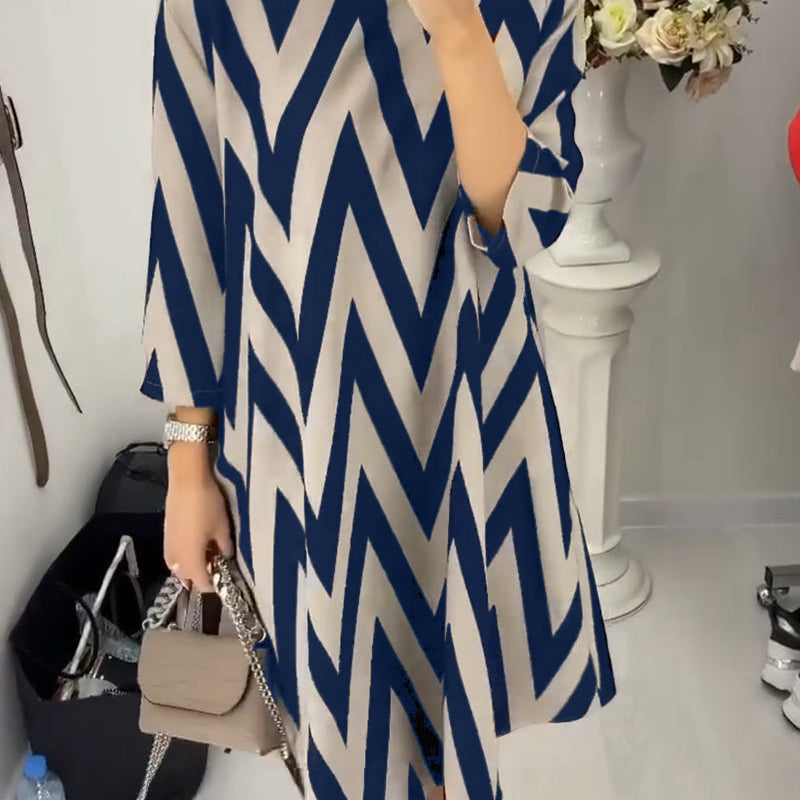 Lovenza - Zigzag Midi Dress
