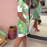 Nadia - Printed midi dress