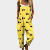 Ludmilla | Dungarees with Sunny Bee Print