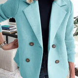 Olivia – Double-Breasted Knit Blazer
