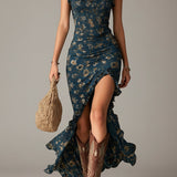 Mika | Boho Retro Maxi Dress