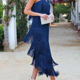 Lauren - Maxi Dress with fringes