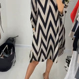Lovenza - Zigzag Midi Dress