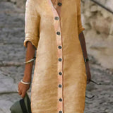 Loes -Classic Summer Midi Dress