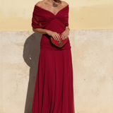 Valentina | V-neck Maxi Dress