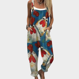 Konstanze | Dungarees with Poppy Floral Print