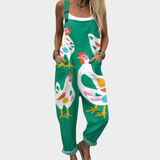 Mercedes | Dungarees in Bright Meadow Green