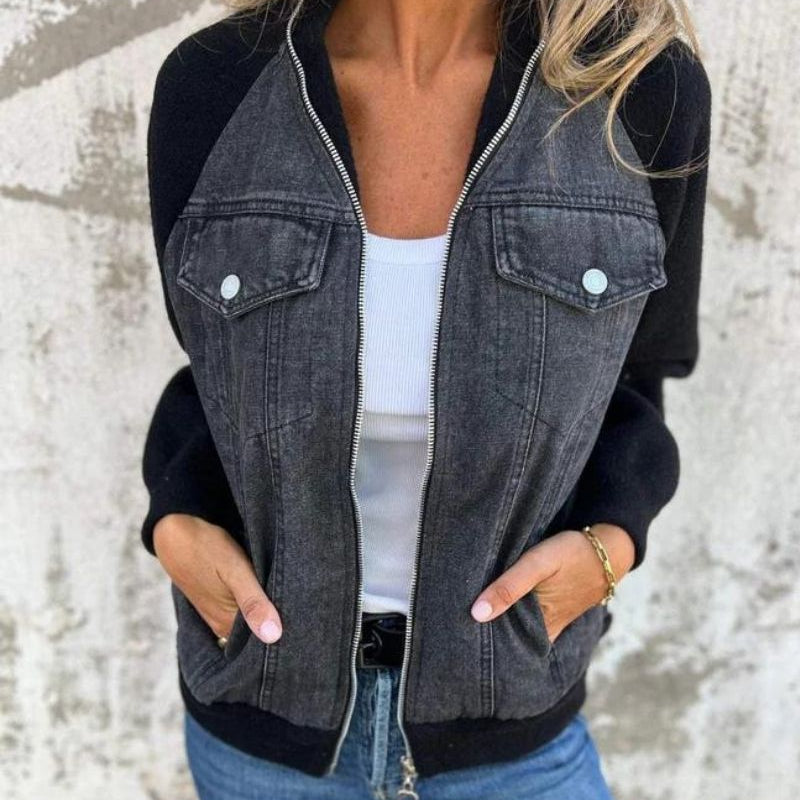 ANIDIA - Modern denim fabric jacket