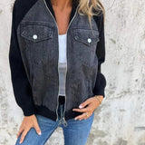 ANIDIA - Modern denim fabric jacket