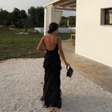 Zara - Ruffled Maxi Dress