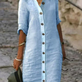 Loes -Classic Summer Midi Dress