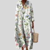 Doriane | Flattering Printed Summer Dress