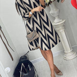 Lovenza - Zigzag Midi Dress