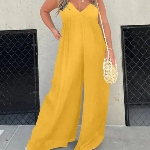 Mara - V-Neck Jumpsuit