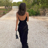Zara - Ruffled Maxi Dress