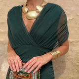 Valentina | V-neck Maxi Dress