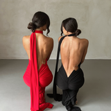 Isabella™ | Open Back Maxi Dress