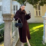 Bordeaux Wrap Coat