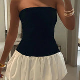 Danielle | Bubble Hem Mini Dress