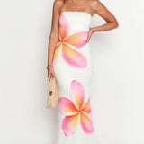 Arizona - Floral Mesh Maxi Dress