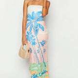 Arizona - Floral Mesh Maxi Dress