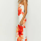 Arizona - Floral Mesh Maxi Dress