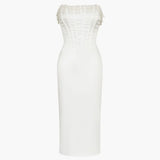 Zahra - Stunning Satin Midi Dress