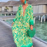 Bea - V Neck Maxi Dress