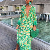 Bea - V Neck Maxi Dress