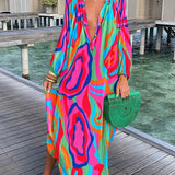 Bea - V Neck Maxi Dress