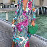 Bea - V Neck Maxi Dress