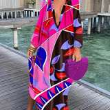 Bea - V Neck Maxi Dress