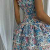 Kaylee | Strapless Floral Dress