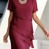 Pamela | Elegant Layered Dress